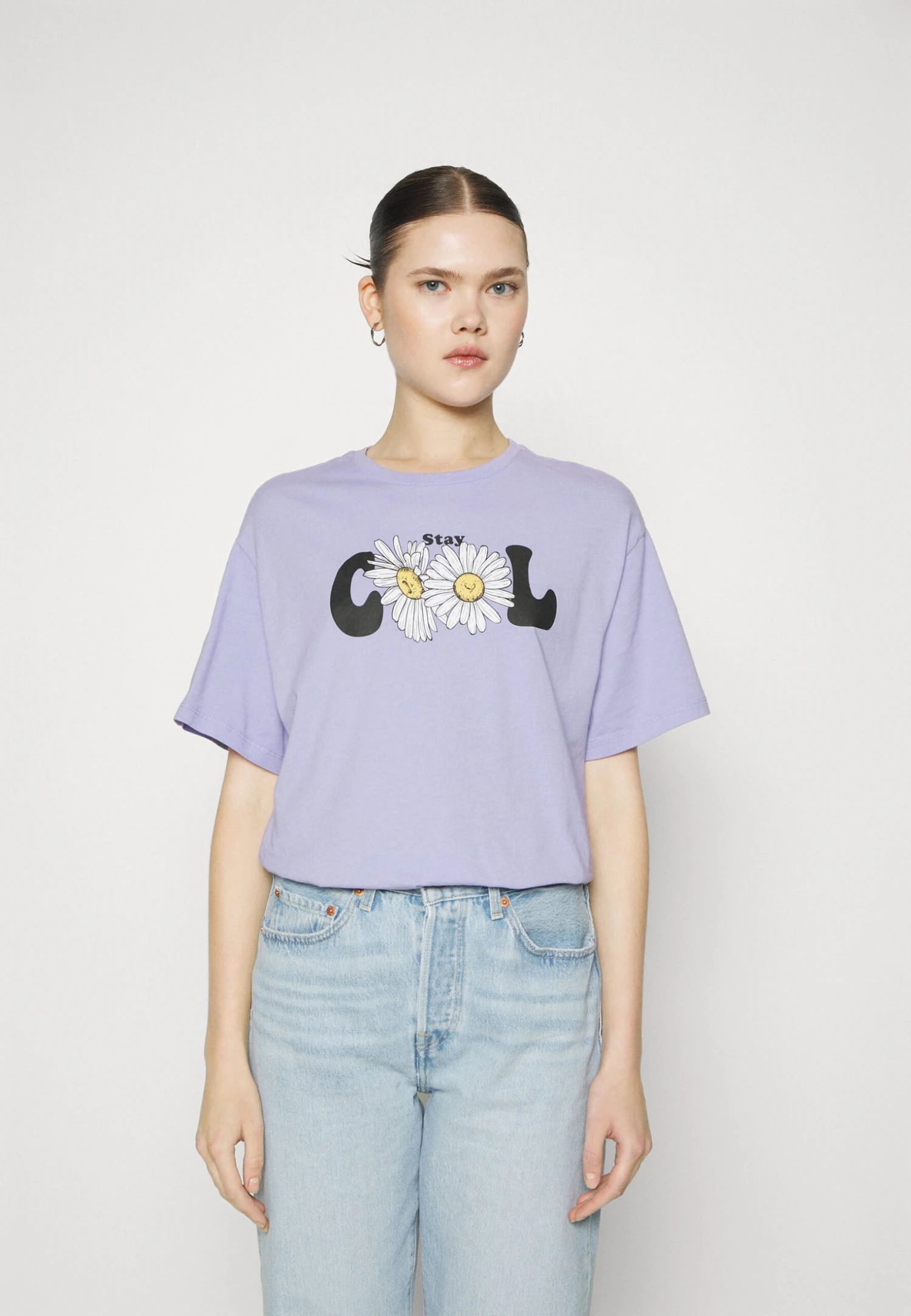 Even&Odd T-Shirts Med Print - Purple 5 Even&Odd T-Shirts Med Print - Purple - Bilde 3
