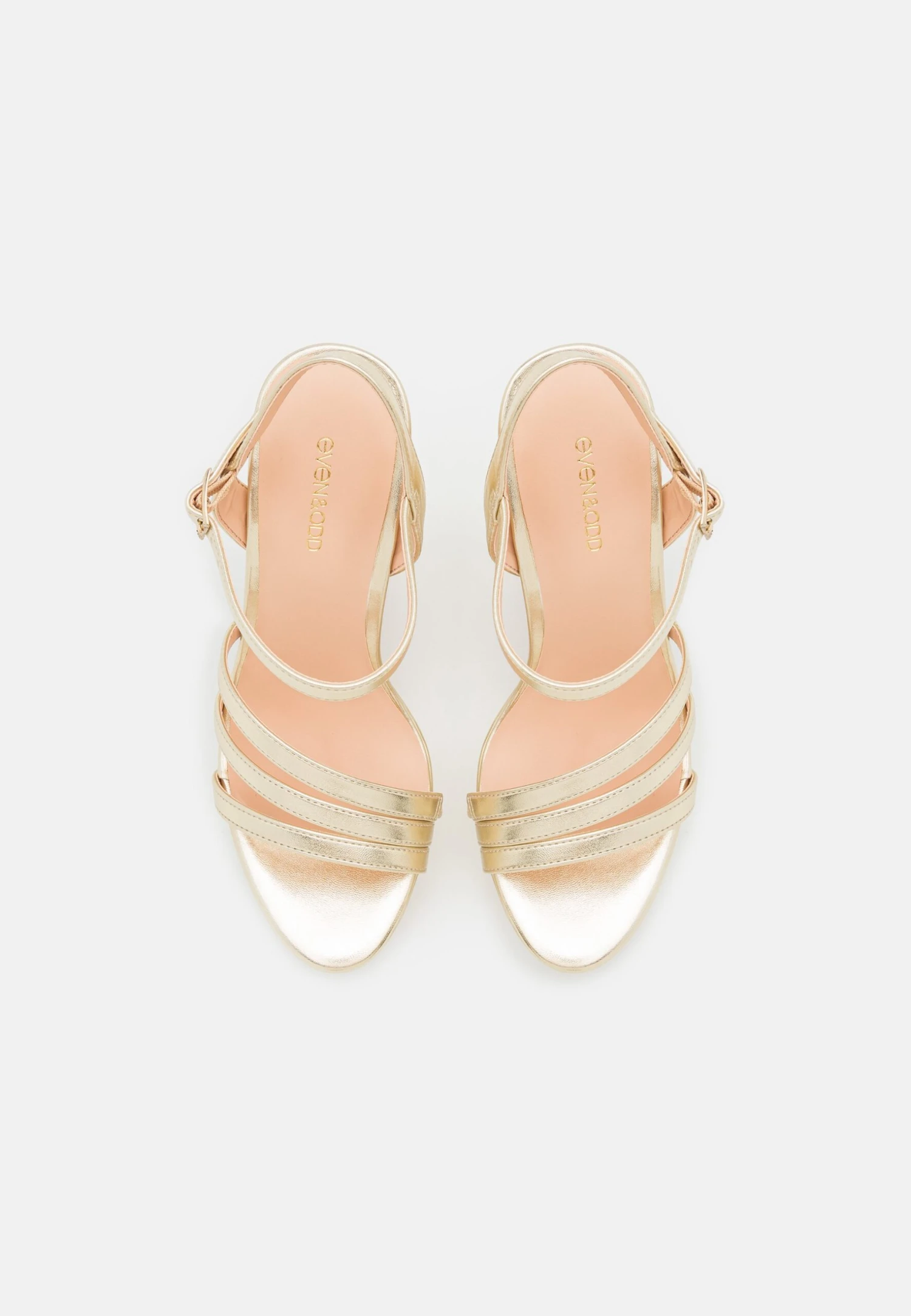 Even&Odd Sandaler Med Høye Hæler - Gold 8 Even&Odd Sandaler Med Høye Hæler - Gold - Bilde 6