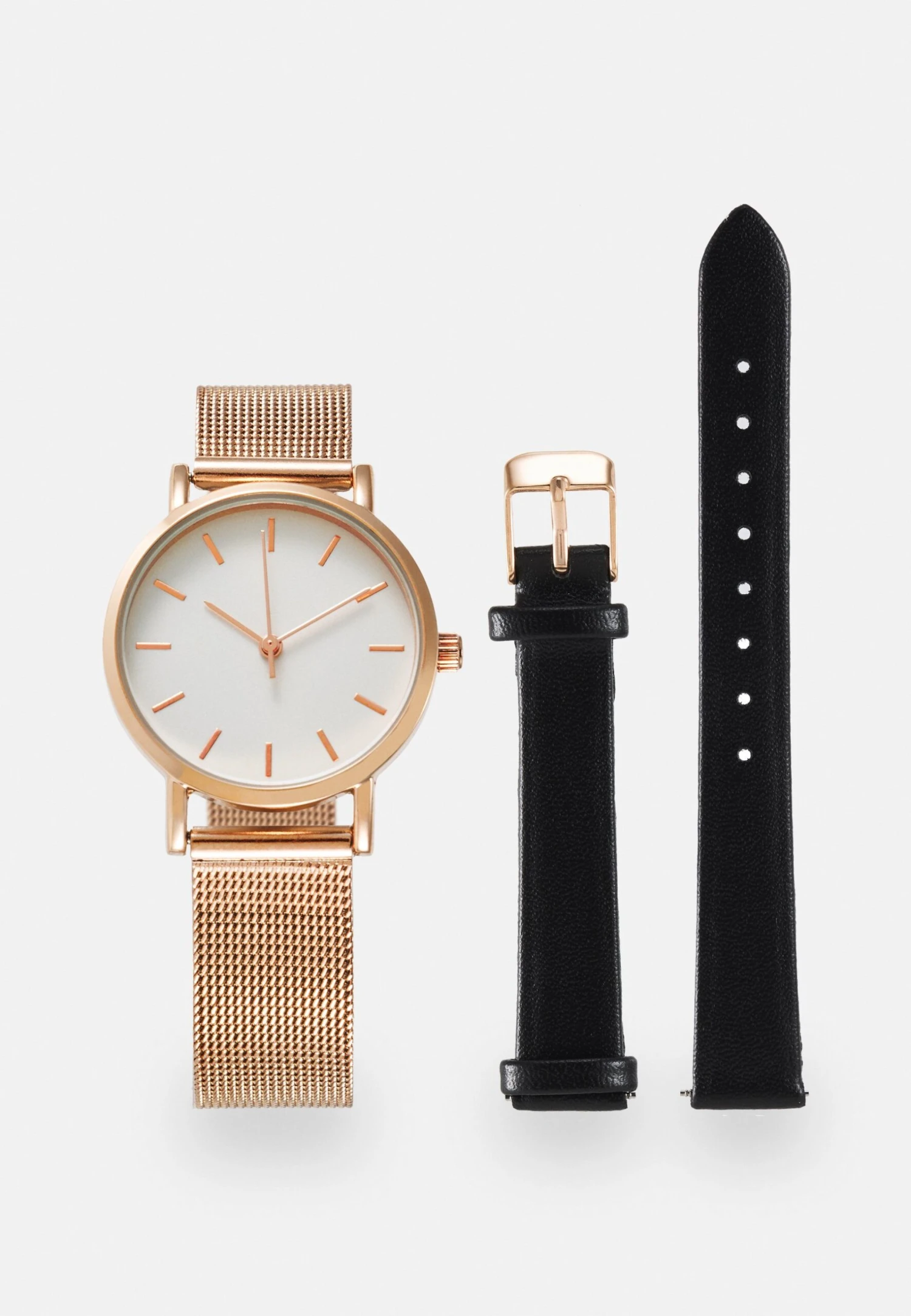 Even&Odd Set - Klokke - Rose Gold-Coloured/Black 3 Even&Odd Set - Klokke - Rose Gold-Coloured/Black