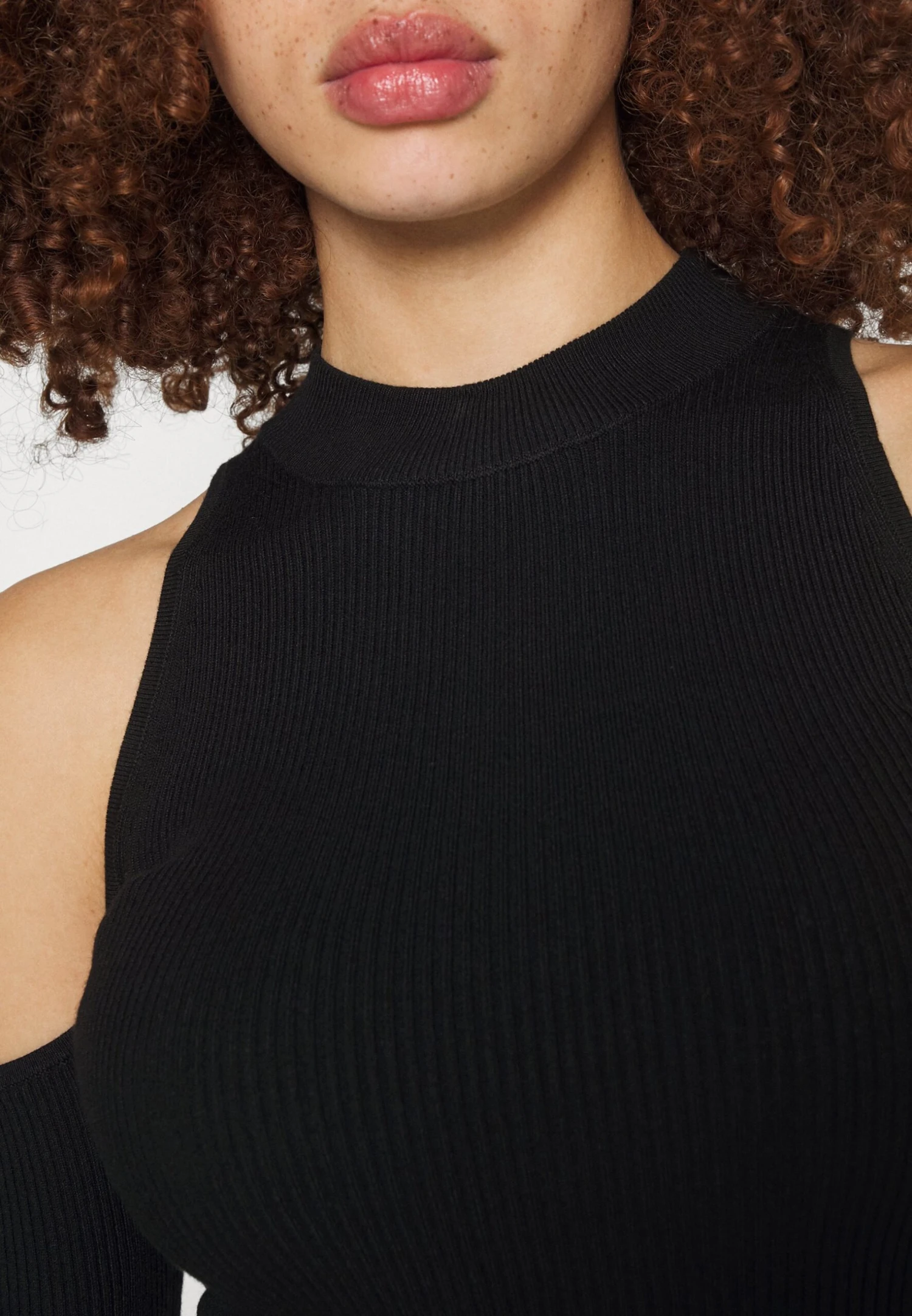 Even&Odd Party Schulterfrei Bodycon Mini Strickkleid - Strikket Kjole - Black 8 Even&Odd Party Schulterfrei Bodycon Mini Strickkleid - Strikket Kjole - Black - Bilde 6