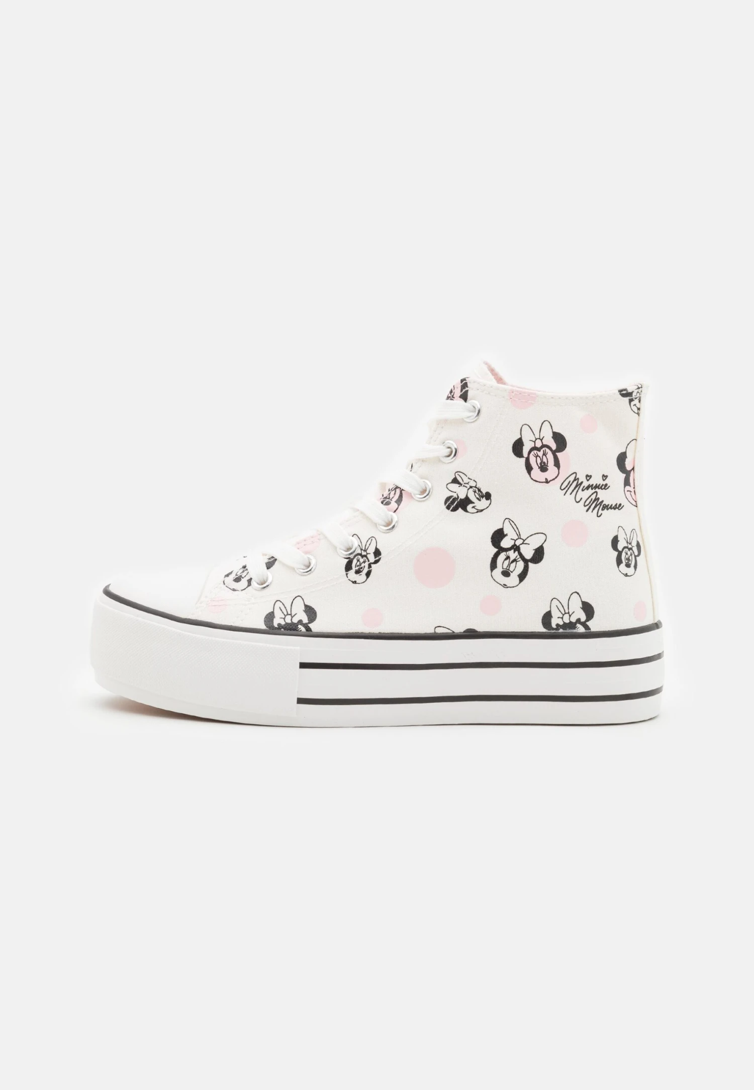 Even&Odd Disney Minnie Mouse - Høye Joggesko - Rose Gold-Coloured/White 4 Even&Odd Disney Minnie Mouse - Høye Joggesko - Rose Gold-Coloured/White - Bilde 2