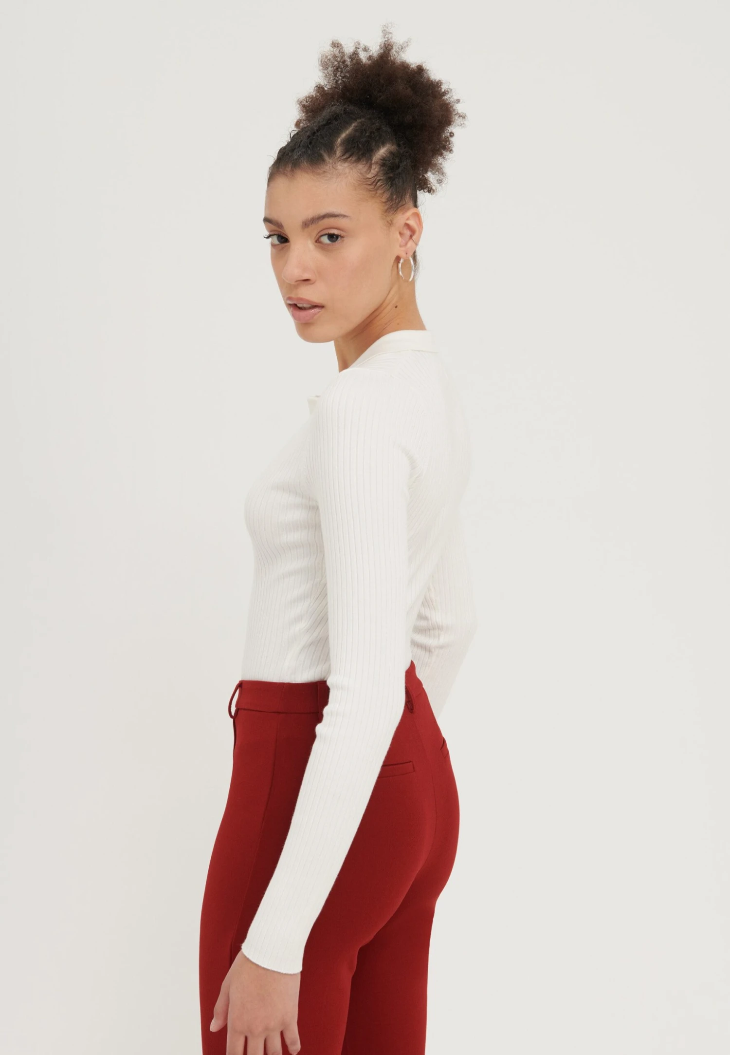 Even&Odd Strikkegenser - Off-White 5 Even&Odd Strikkegenser - Off-White - Bilde 3