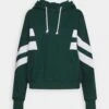 Even&Odd Sweatshirt - Evergreen/White
