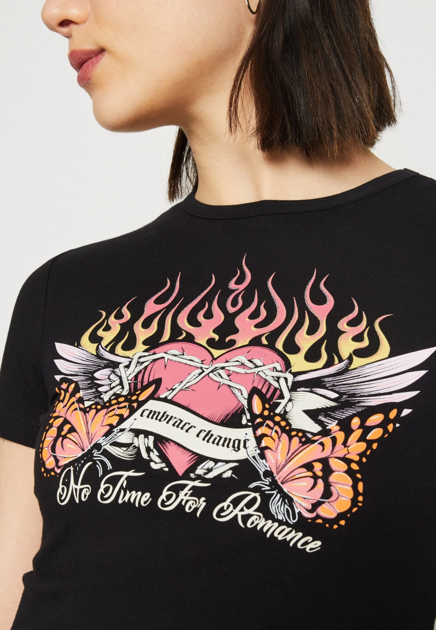 Even&Odd T-Shirts Med Print - Black 8 Even&Odd T-Shirts Med Print - Black - Bilde 6