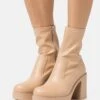 Even&Odd Ankelboots Med Høye Hæler - Beige 1 Even&Odd Ankelboots Med Høye Hæler - Beige -Even&Odd 6796495795be4f928ba747493532ff33