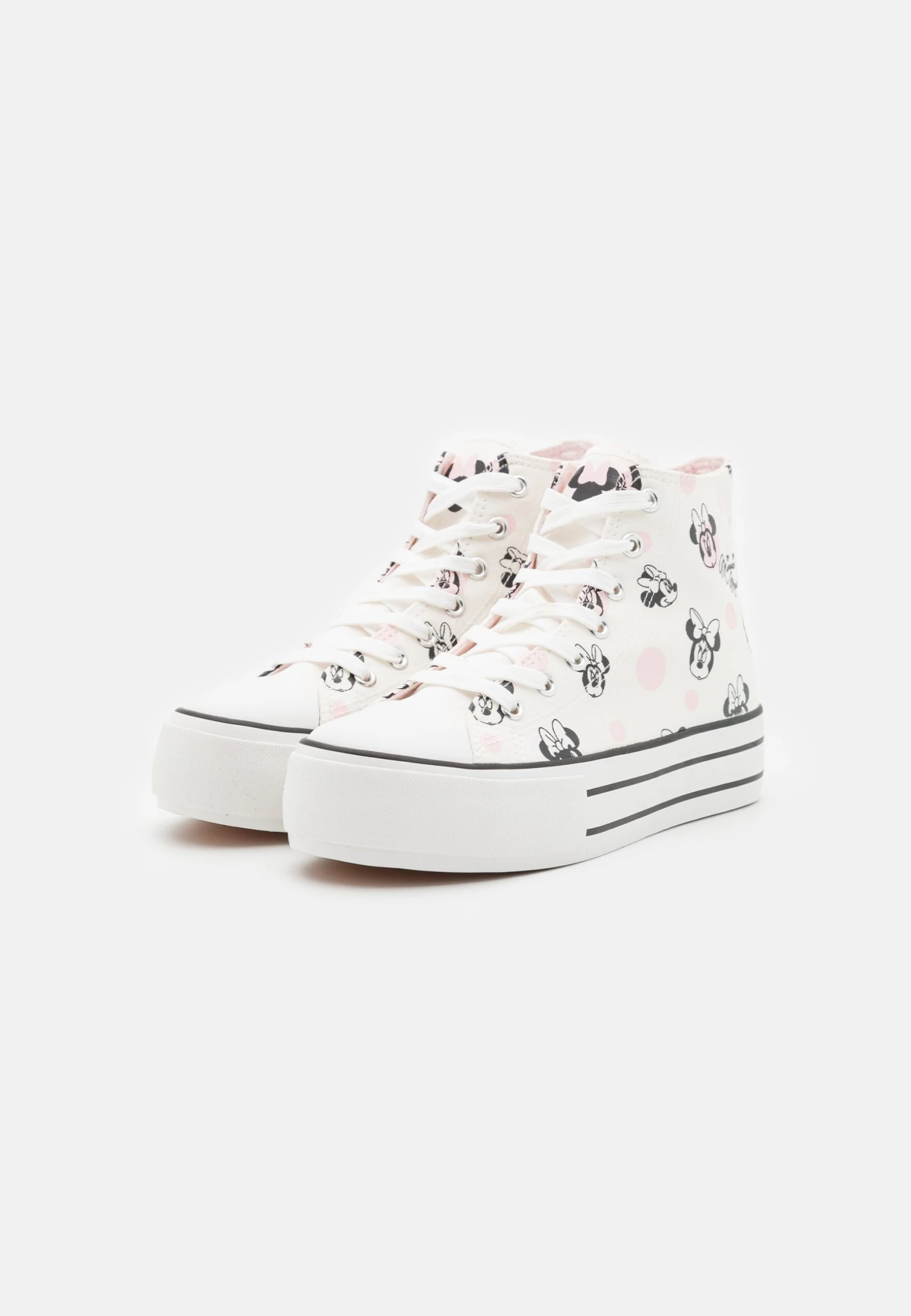 Even&Odd Disney Minnie Mouse - Høye Joggesko - Rose Gold-Coloured/White 5 Even&Odd Disney Minnie Mouse - Høye Joggesko - Rose Gold-Coloured/White - Bilde 3
