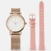 Even&Odd Set - Klokke - Rose Gold-Coloured/Pink 1 Even&Odd Set - Klokke - Rose Gold-Coloured/Pink -Even&Odd 6f430d5973084c0eacfc377a32d25e45