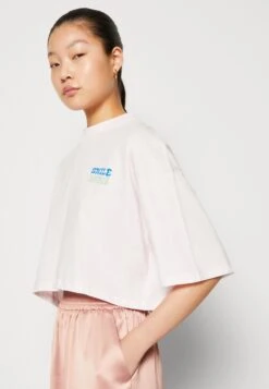 Even&Odd T-Shirts Med Print - Light Pink -Even&Odd 73ed89ba0cbb43cbbf7a9056eb5a6389