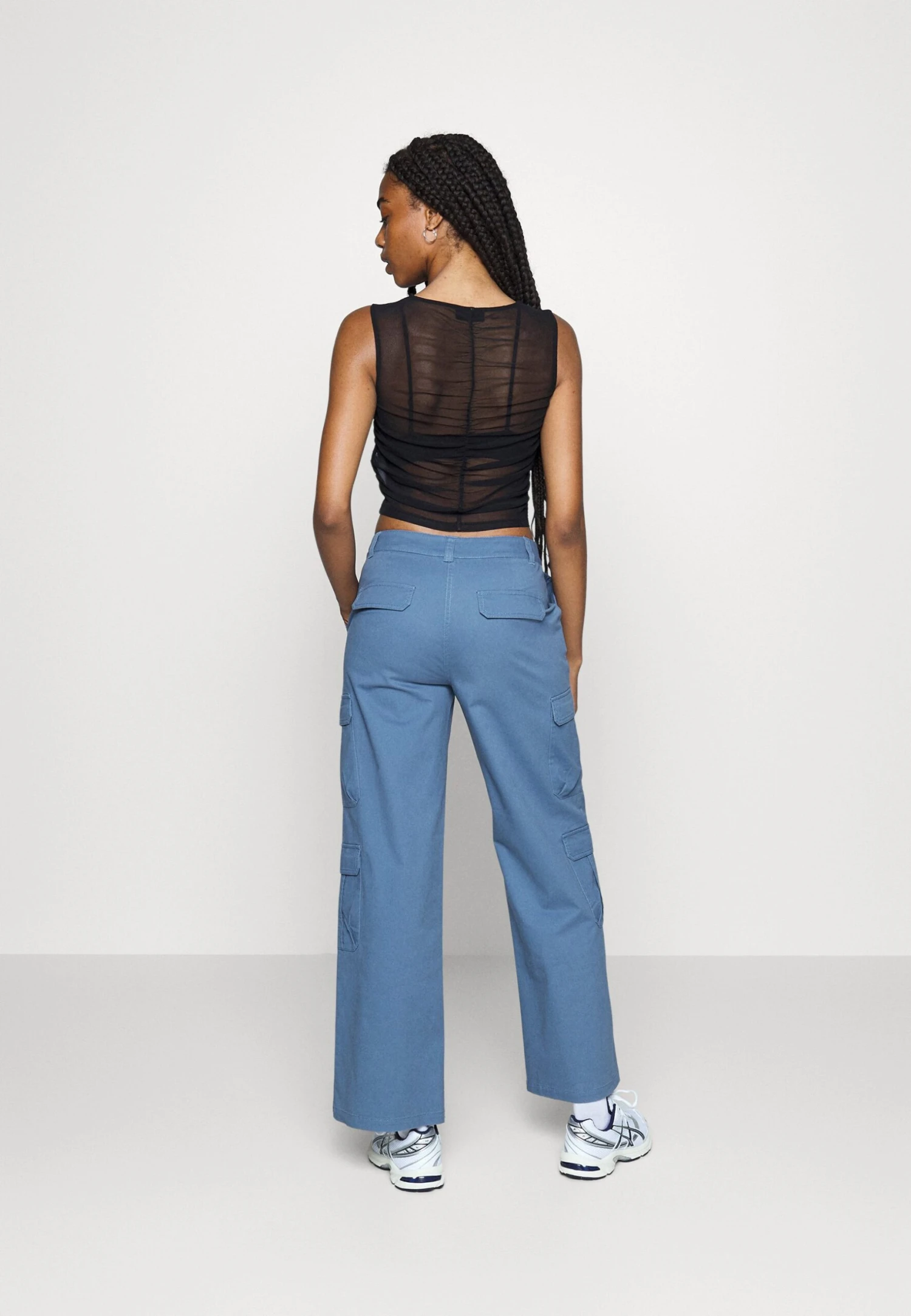 Even&Odd Cargobukse - Blue 5 Even&Odd Cargobukse - Blue - Bilde 3