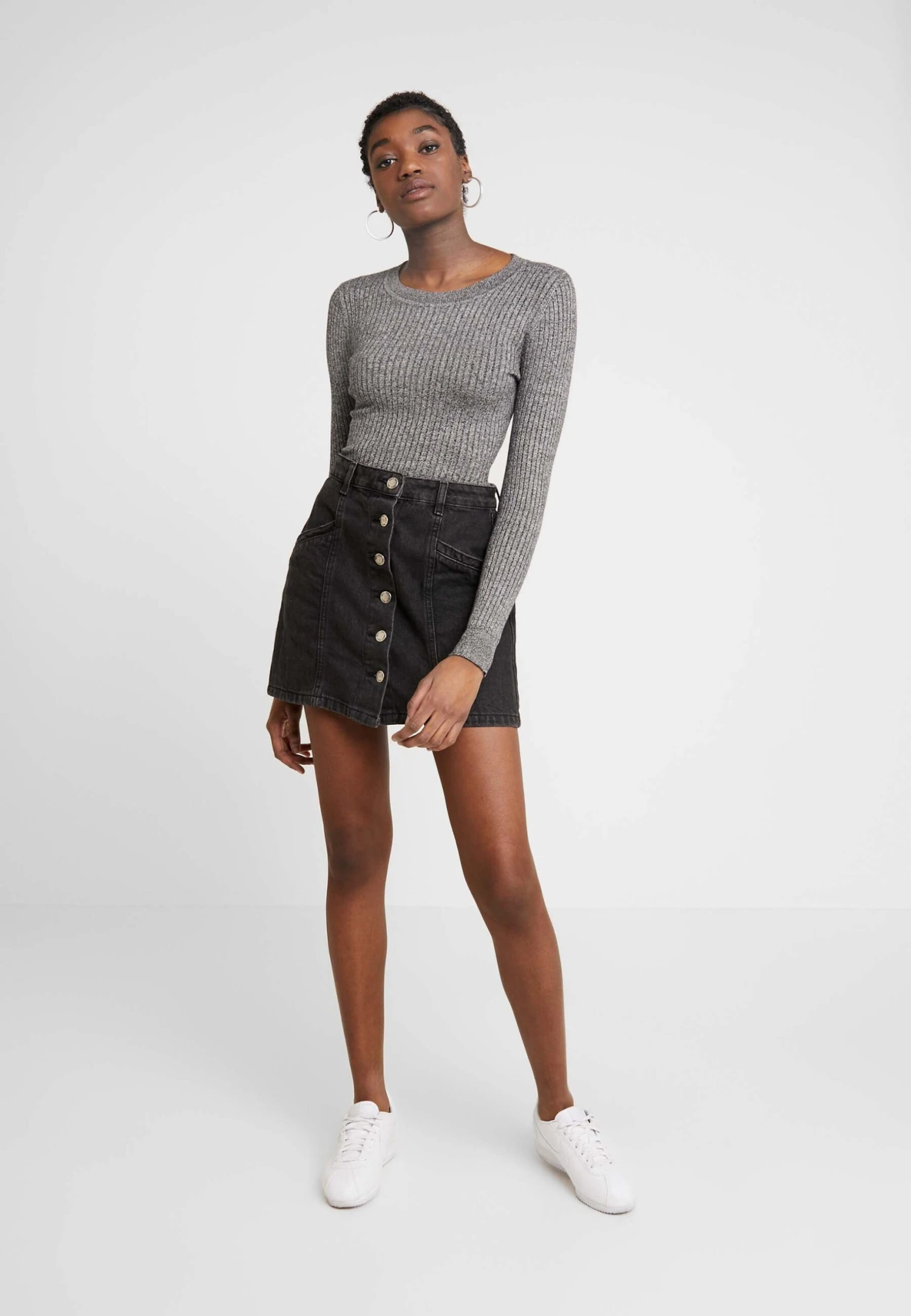 Even&Odd Strikkegenser - Grey 4 Even&Odd Strikkegenser - Grey - Bilde 2