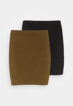2 Pack- Miniskjørt - Black/Khaki 14 2 Pack- Miniskjørt - Black/Khaki -Even&Odd 7ba1d7cf85ae46ab9503c4ea702090e1