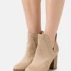 Ankelboots Med Høye Hæler - Beige -Even&Odd 7fa3b528b332421f85c32a050d7393c8