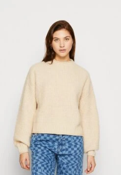 Even&Odd Moss Stitch Jumper - Strikkegenser - Sand