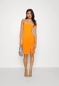 Even&Odd Strappy Mini Bodycon Dress- Jerseykjole - Orange -Even&Odd 8109ace83c824113a7077a86ecdfbc28