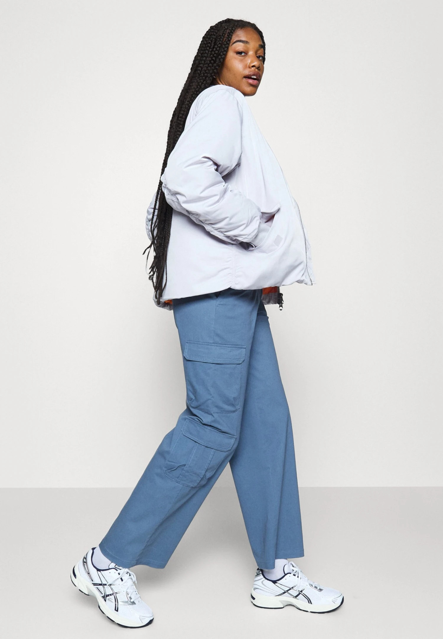 Even&Odd Cargobukse - Blue 6 Even&Odd Cargobukse - Blue - Bilde 4