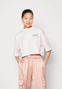 Even&Odd T-Shirts Med Print - Light Pink -Even&Odd 894ababadf214eb2a06cc3bfcfc79dab