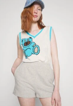 Even&Odd Joggebukse - Mottled Light Grey -Even&Odd 8c3aac72148c490694fefccfdf48df7d