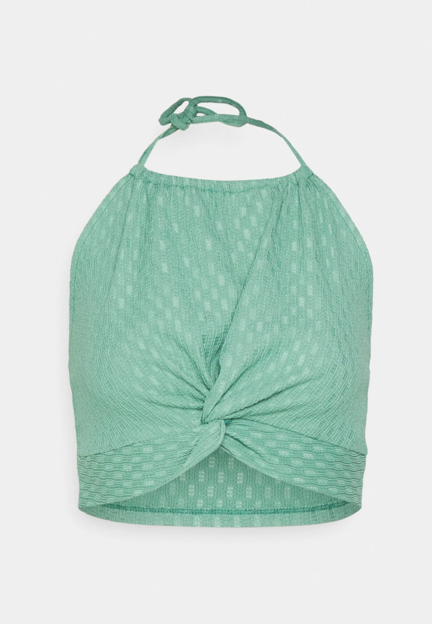 Even&Odd Wrinkle Halter- Topper - Dark Green 7 Even&Odd Wrinkle Halter- Topper - Dark Green - Bilde 5