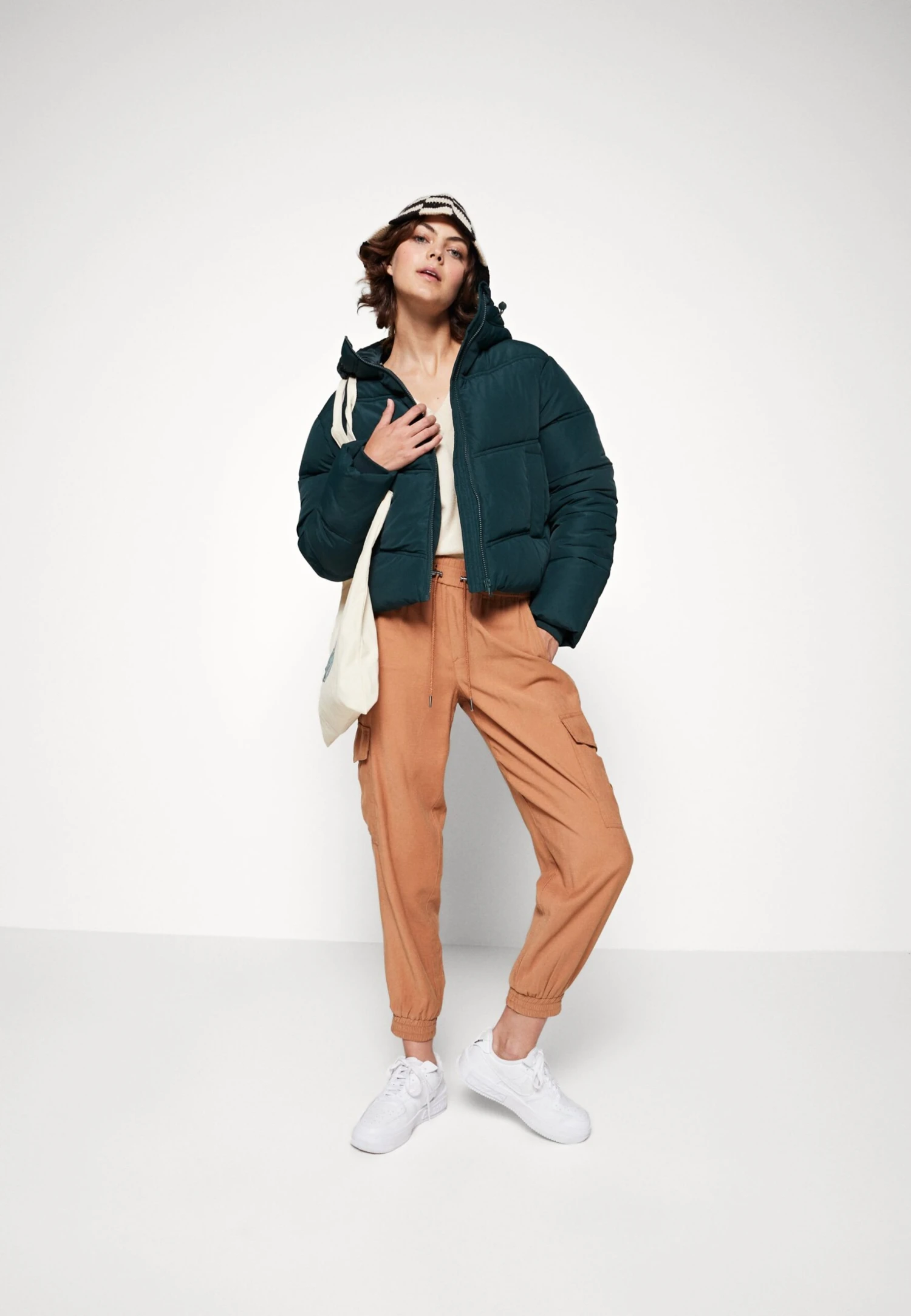 Even&Odd Vinterjakke - Dark Green 4 Even&Odd Vinterjakke - Dark Green - Bilde 2