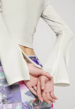 Even&Odd Longsleeve Shoulder DropWhite - Topper - White -Even&Odd 902a828cd7b24299882b03f4413410f9