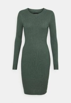 Even&Odd Crew Ausschnitt Ripp Basic Bodycon Mini Strickkleid - Etuikjole - Green 12 Even&Odd Crew Ausschnitt Ripp Basic Bodycon Mini Strickkleid - Etuikjole - Green -Even&Odd 93f7838424b341e59018583e0d460abe