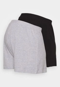 2 Pack- Shorts - Black/Light Grey -Even&Odd 9478b3c97f014505b71f9799dbc4a9a6