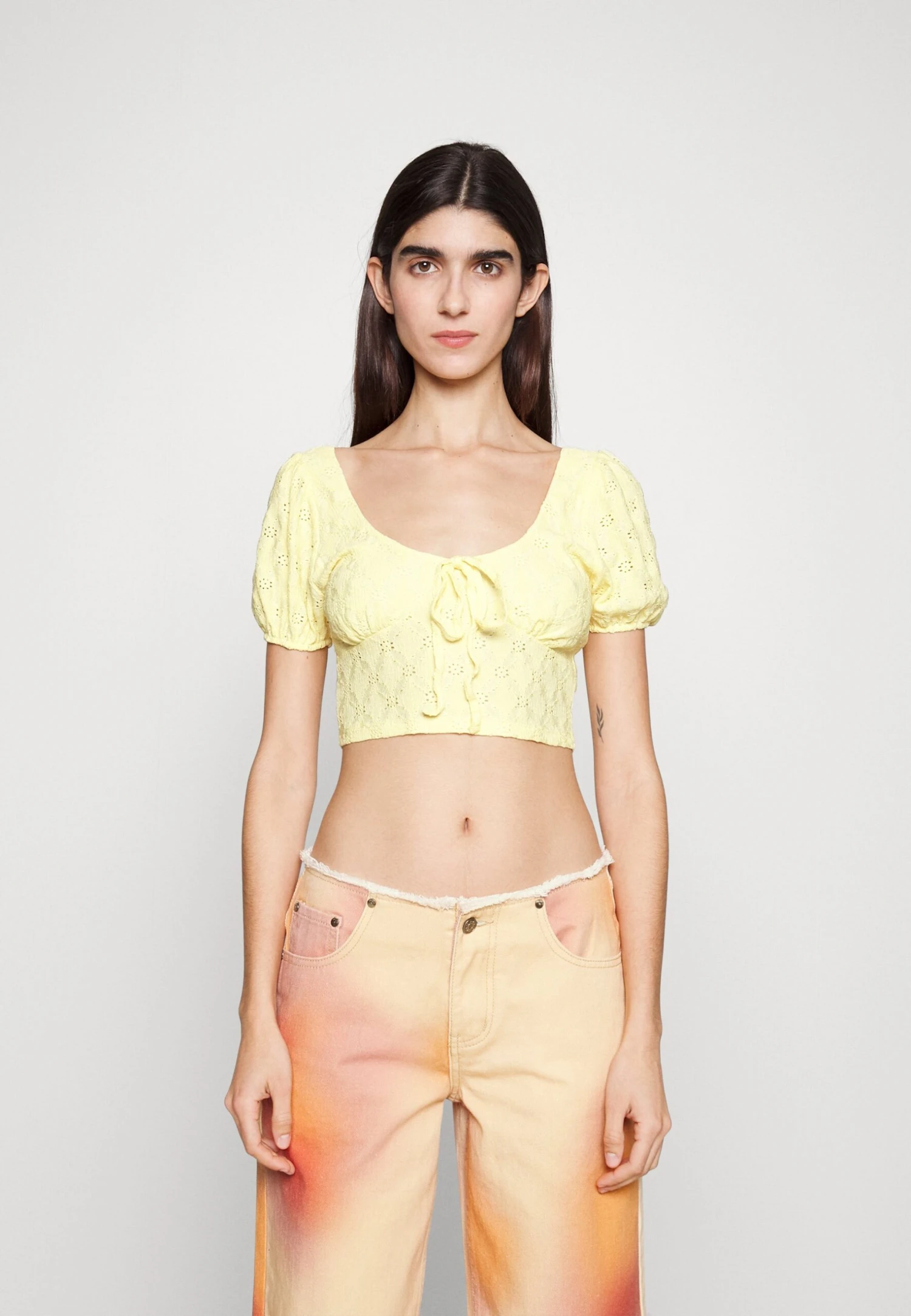 Even&Odd Romantic - Bluse - Light Yellow 3 Even&Odd Romantic - Bluse - Light Yellow