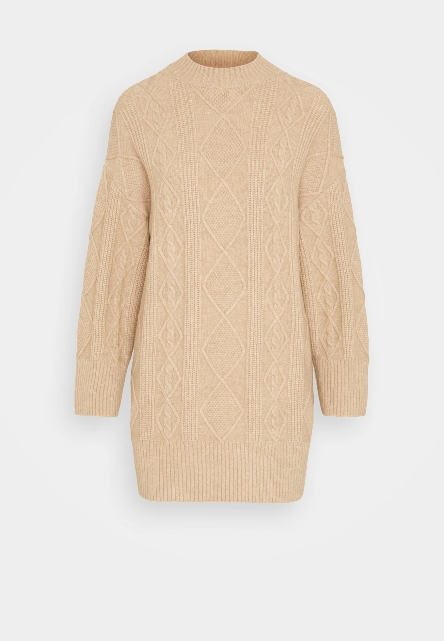 Even&Odd Perkin Ausschnitt Mini Strickkleid - Strikket Kjole - Tan 7 Even&Odd Perkin Ausschnitt Mini Strickkleid - Strikket Kjole - Tan - Bilde 5