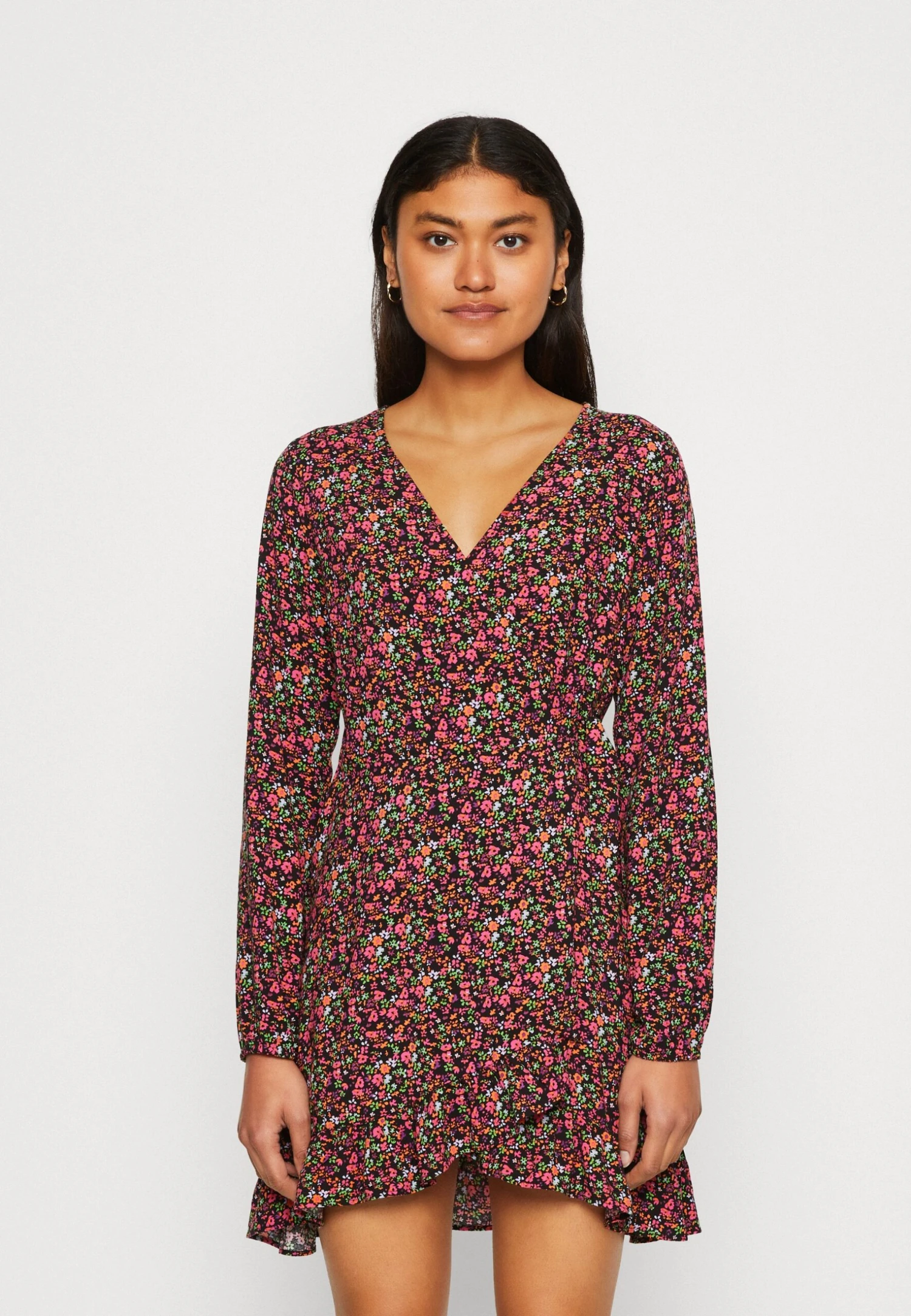 Even&Odd Kjole - Black/Pink 3 Even&Odd Kjole - Black/Pink