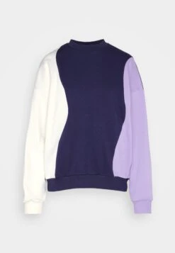 Even&Odd Sweatshirt - Dark Blue/Purple/Off-White -Even&Odd a2e6a46aa361466cb3bbc812cfe02150