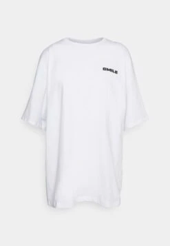Even&Odd Cut Smile - T-Shirts Med Print - White -Even&Odd a67ad20b62bd46ebbeaa64095d4484fb