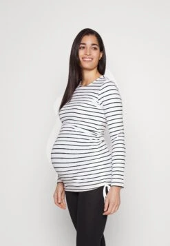 Topper Langermet - White/Black -Even&Odd aafa526cdc304346b5a8838d1796d080