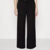 Even&Odd Tailored Wide Leg Culotte - Bukse - Black -Even&Odd aeaa1342b4154e4f97d56966e26639a5