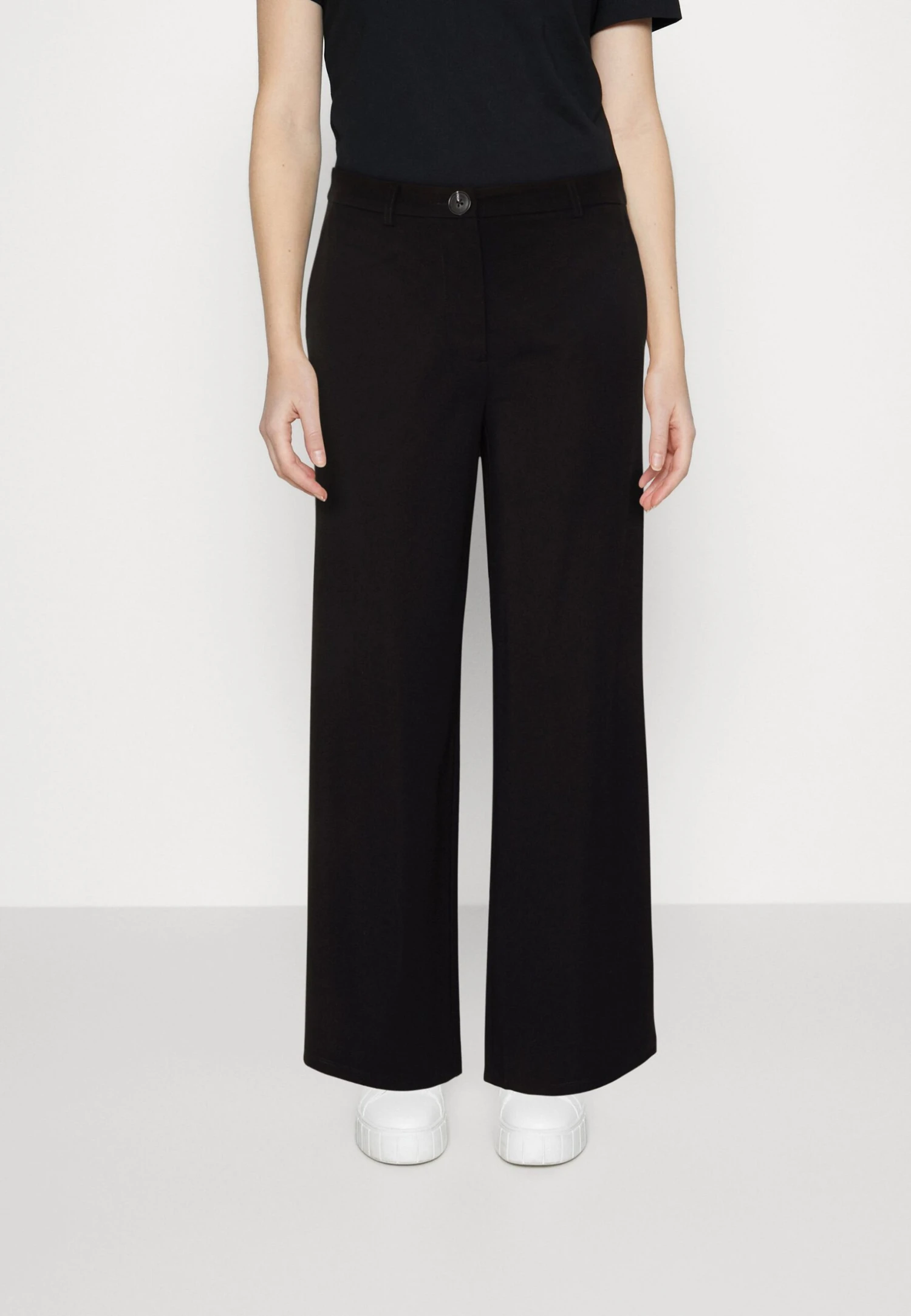 Even&Odd Tailored Wide Leg Culotte - Bukse - Black 3 Even&Odd Tailored Wide Leg Culotte - Bukse - Black