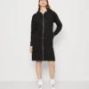 Even&Odd Extra Long Jacket- Sweatjakke - Black -Even&Odd af328d5af686420ea5884de6dad53cb4
