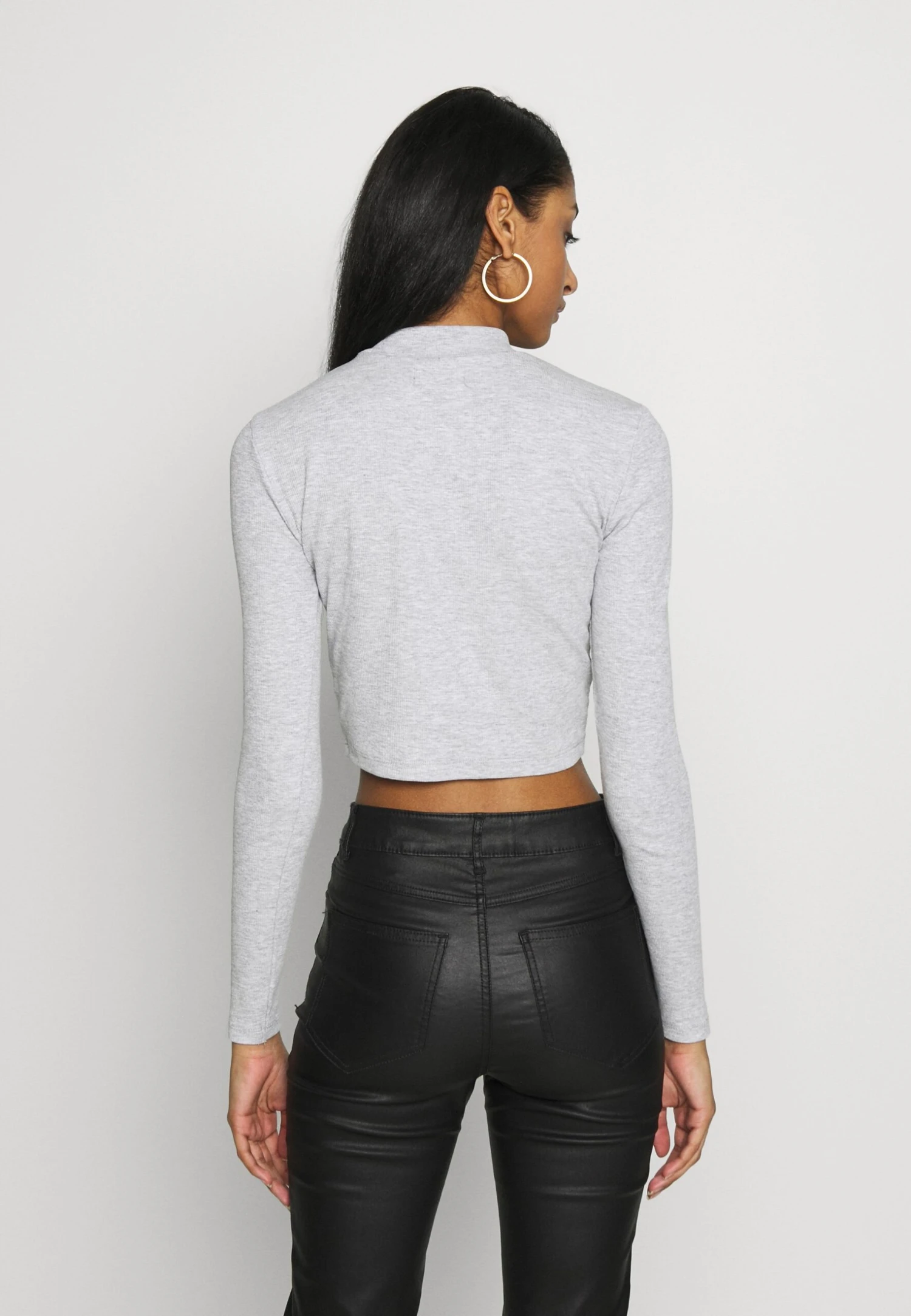 Even&Odd 2 Pack - Topper Langermet - Light Grey/Black 6 Even&Odd 2 Pack - Topper Langermet - Light Grey/Black - Bilde 4