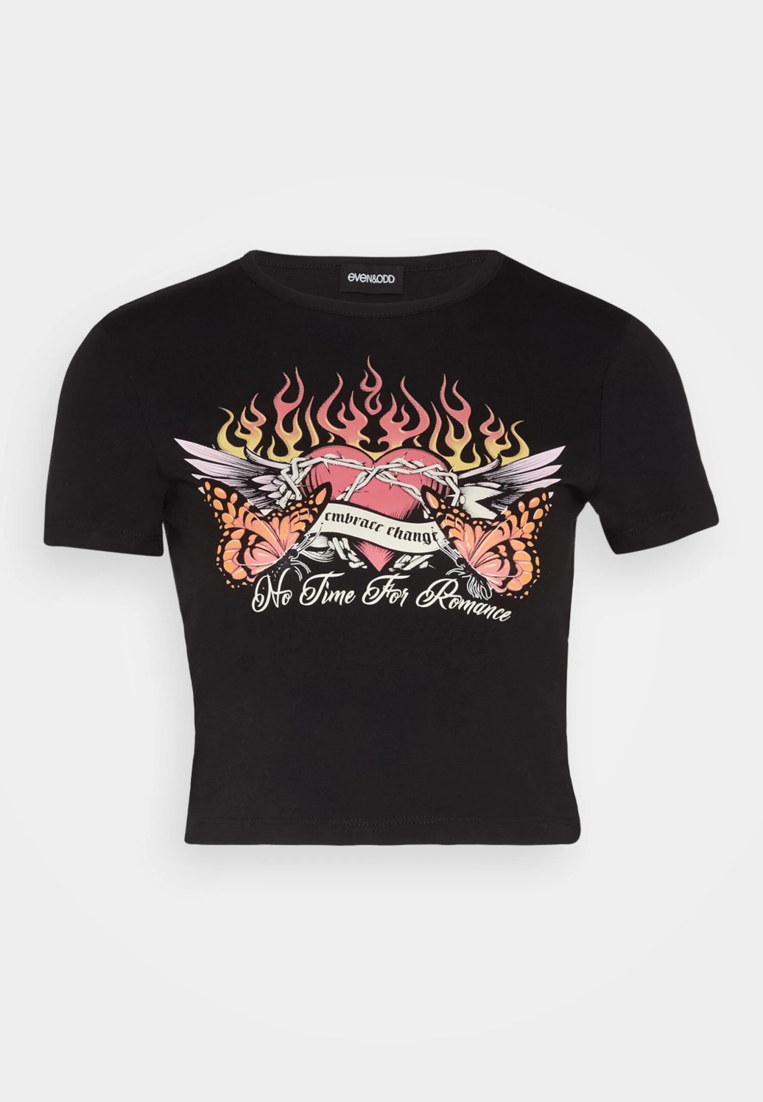 Even&Odd T-Shirts Med Print - Black 7 Even&Odd T-Shirts Med Print - Black - Bilde 5