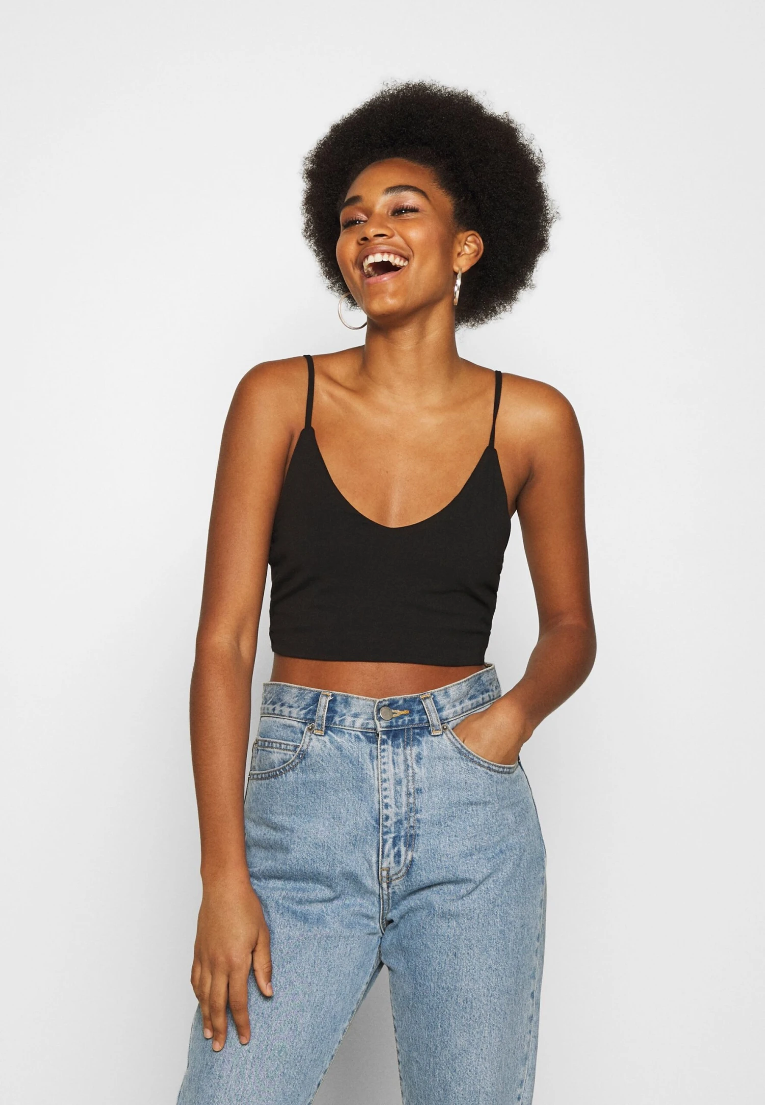 Even&Odd 2 Pack - Topper - White/Black 6 Even&Odd 2 Pack - Topper - White/Black - Bilde 4