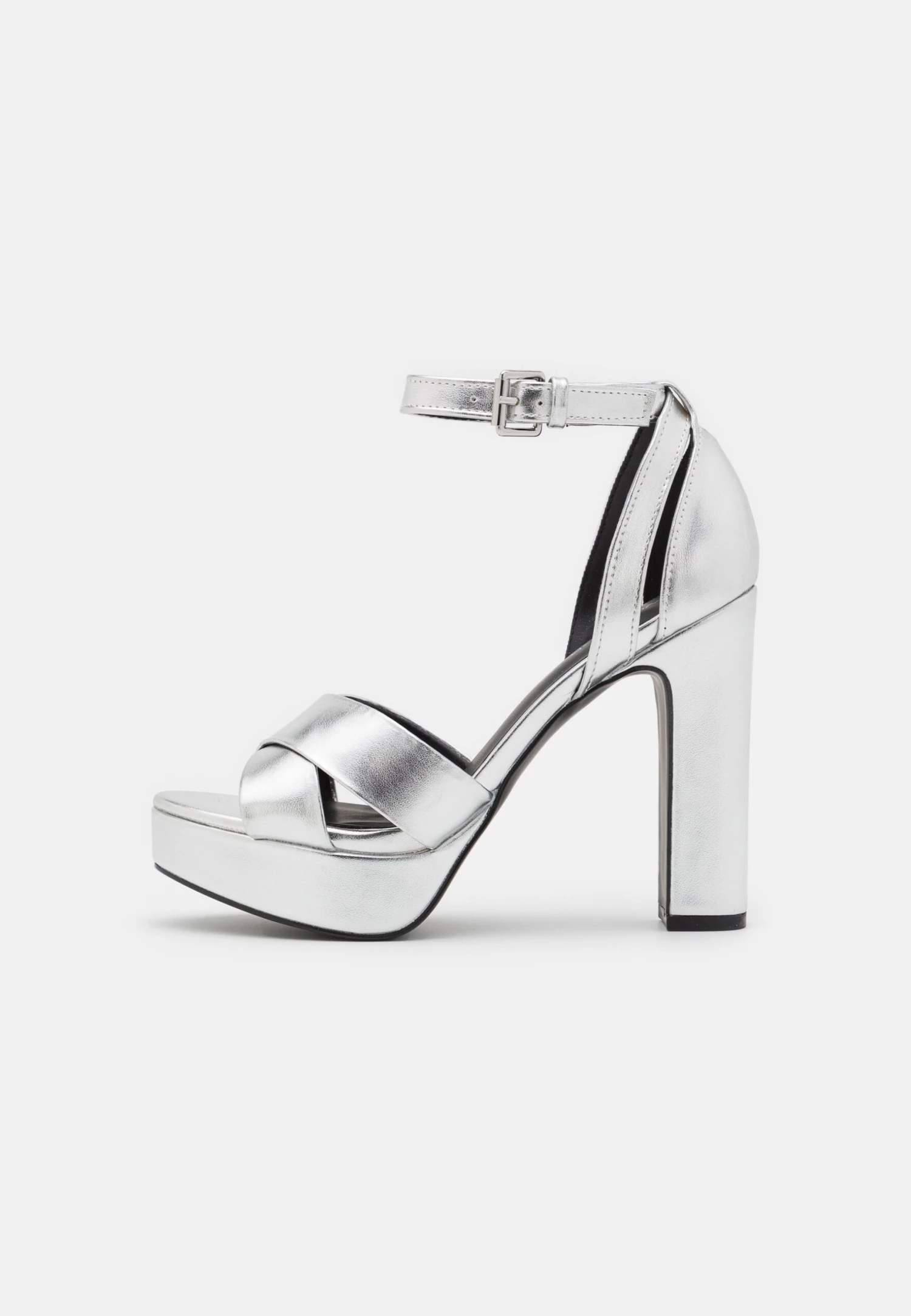 Even&Odd Sandaler Med Høye Hæler - Silver 4 Even&Odd Sandaler Med Høye Hæler - Silver - Bilde 2