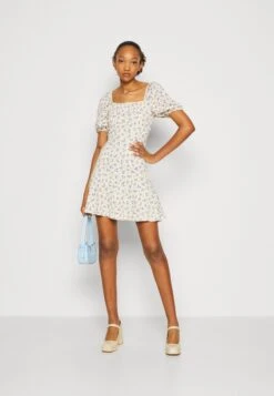 Even&Odd Kjole - Beige/Blue/Multi-Coloured -Even&Odd c779f0ddc7f64db2b92c48a774a71985