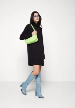 Even&Odd Rollkragen Mini Basic Strickkleid - Strikket Kjole - Black -Even&Odd c7da98139ddb441e925e2d99ab514b87