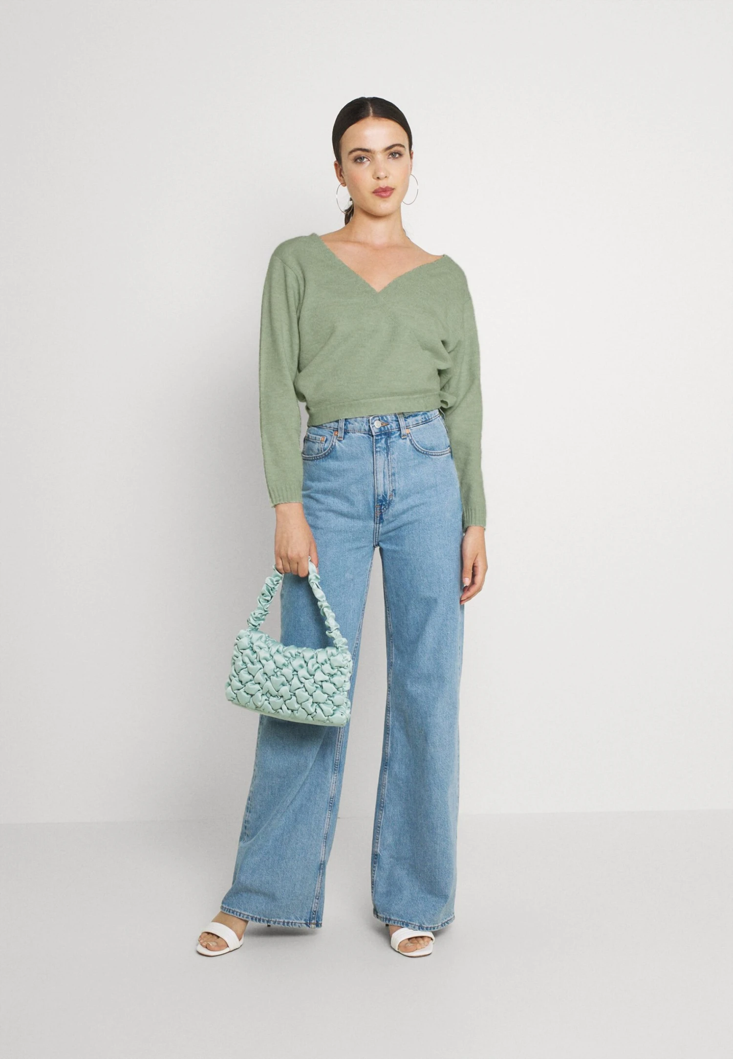 Even&Odd Cardigan - Light Green 4 Even&Odd Cardigan - Light Green - Bilde 2