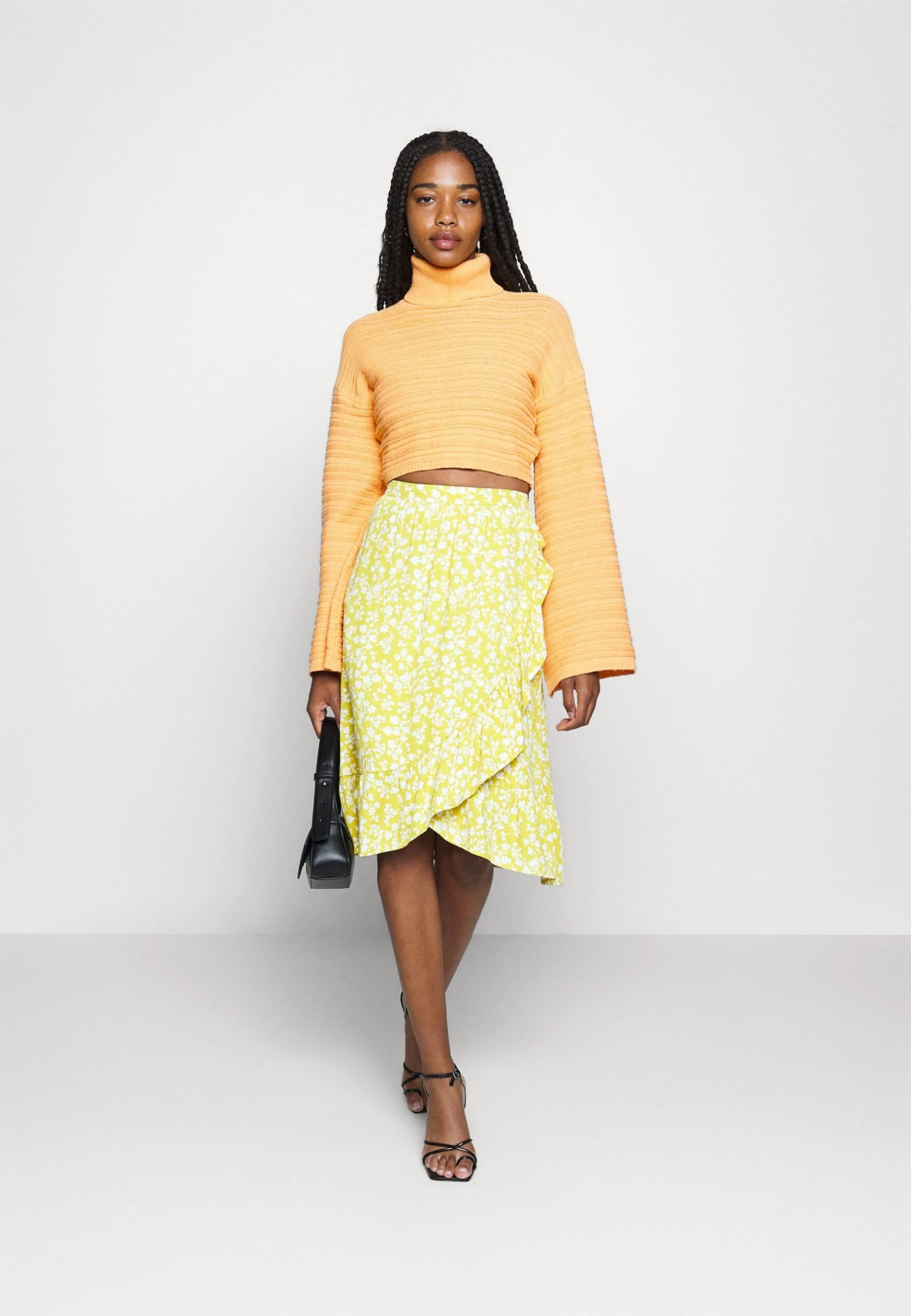 Even&Odd A-Line Skjørt - Light Green/White 4 Even&Odd A-Line Skjørt - Light Green/White - Bilde 2