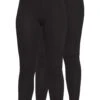 2 Pack- Leggings - Black/Black 2 2 Pack- Leggings - Black/Black -Even&Odd cb30dede814b432bb06d95569233901b