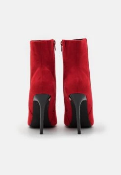 Even&Odd Ankelboots Med Høye Hæler - Red -Even&Odd cc514499ad324de9a7bf31e9c1e1ee99