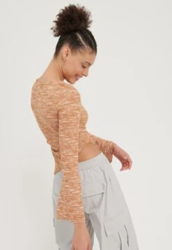 Even&Odd Topper Langermet - Orange 9 Even&Odd Topper Langermet - Orange -Even&Odd cd59dbe73b8749d19b4e7af36f4645ed