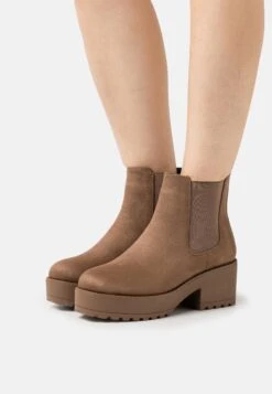 Platåstøvletter - Taupe