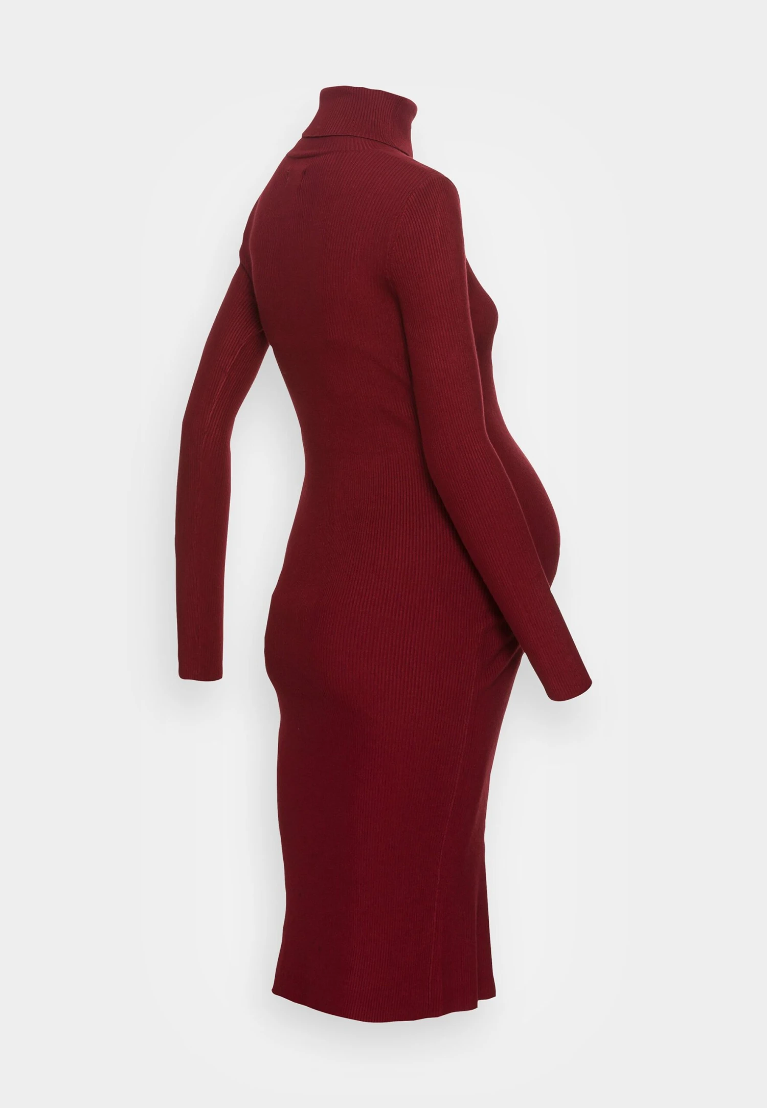 Strikket Kjole - Bordeaux 4 Strikket Kjole - Bordeaux - Bilde 2