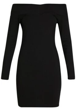Even&Odd Basic - Off-Shoulder Mini Long Sleeves Dress - Etuikjole - Black 12 Even&Odd Basic - Off-Shoulder Mini Long Sleeves Dress - Etuikjole - Black -Even&Odd d27d7ed4551944c9befacf1eb5758665