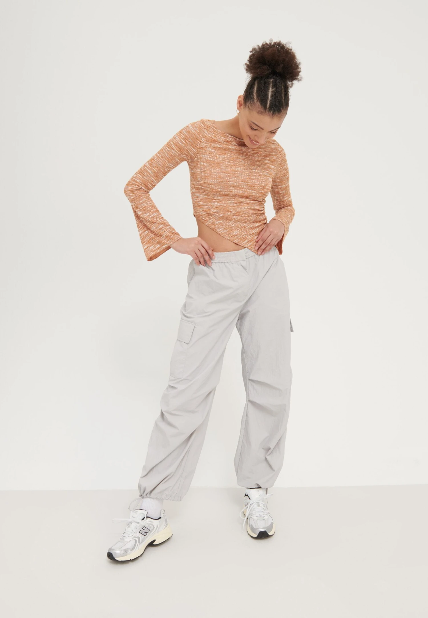 Even&Odd Topper Langermet - Orange 4 Even&Odd Topper Langermet - Orange - Bilde 2